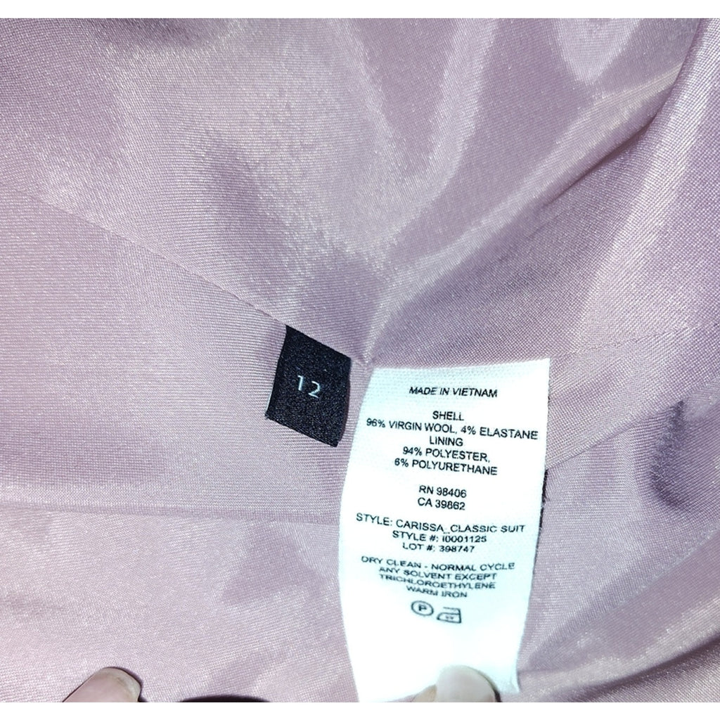 Theory Women's Carissa Blazer in Light Pink Sz 12