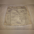Rip Skirt Camouflage Mini Skirt Sz L