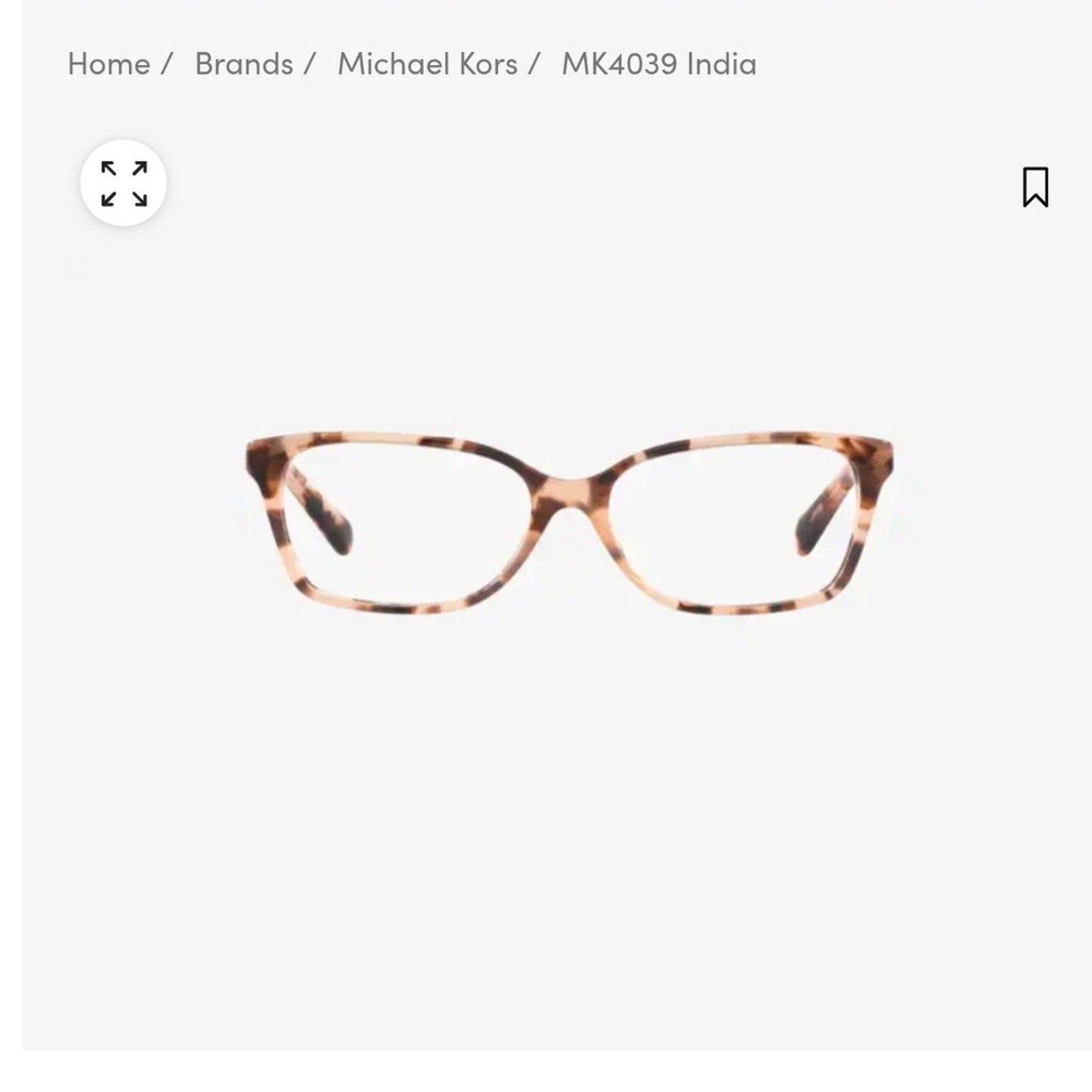 Michael Kors Tortoise Shell Women's Glasses India 4039