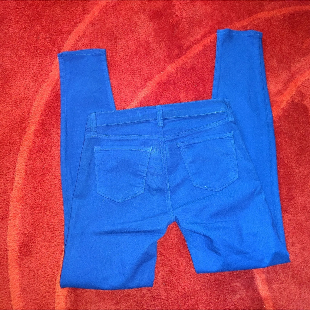 J Brand Royal Blue Skinny Jeans SZ 27