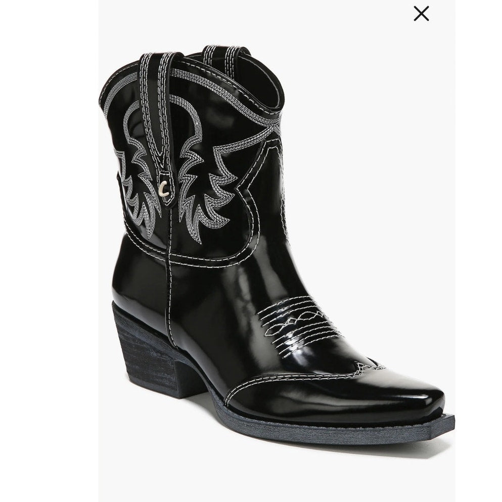 Circus by Sam Edelman NWOT Josephina Black Western Boots Sz 6