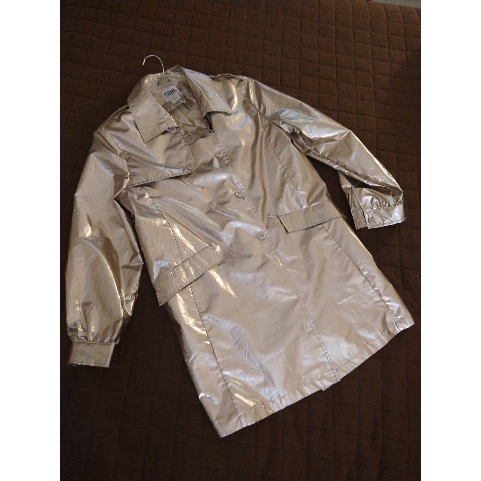 Lagerfeld Kids NWOT Sz 12 Metallic Button Up Jacket