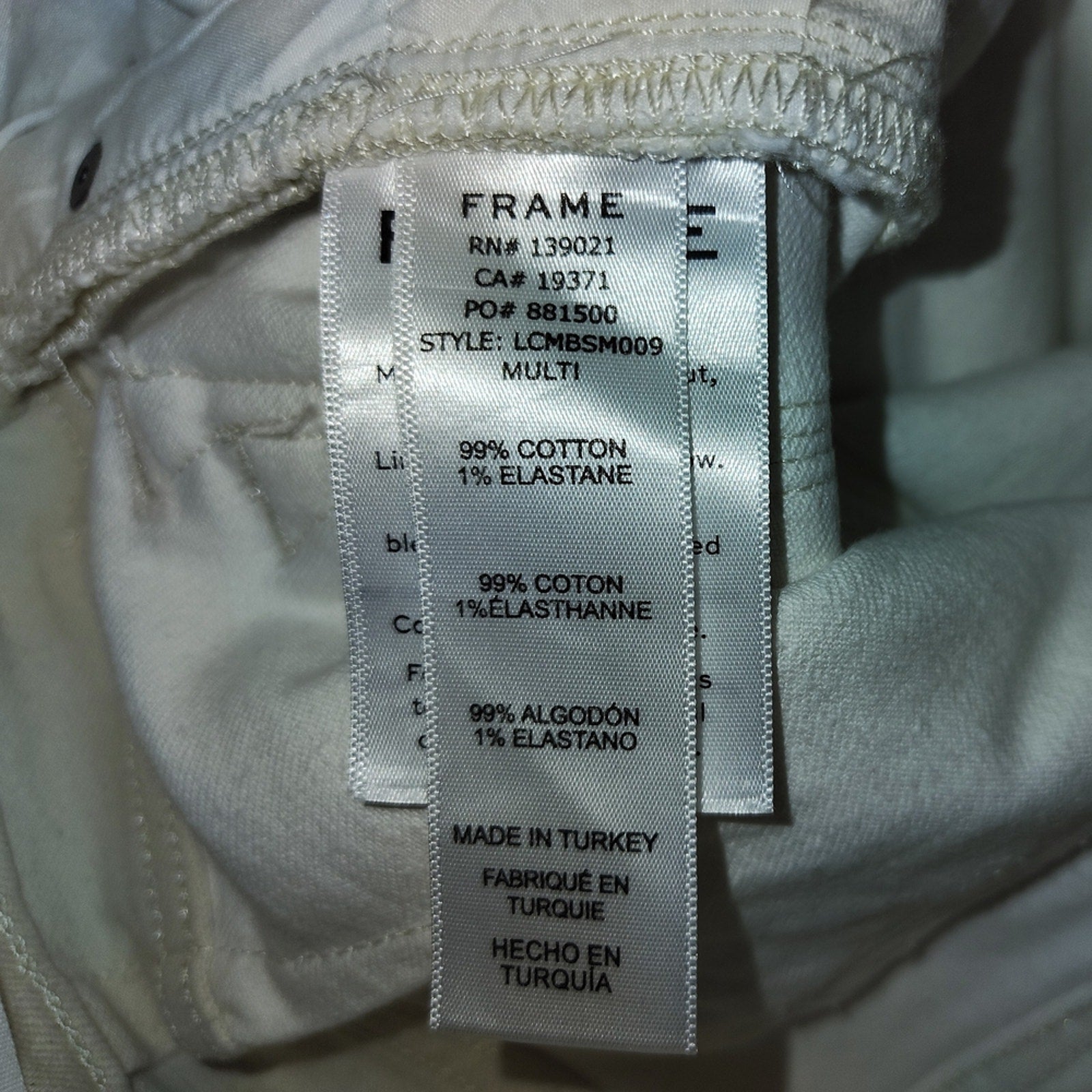 Frame Denim 2 Tone Le Crop Mini Bootcut Sz 26