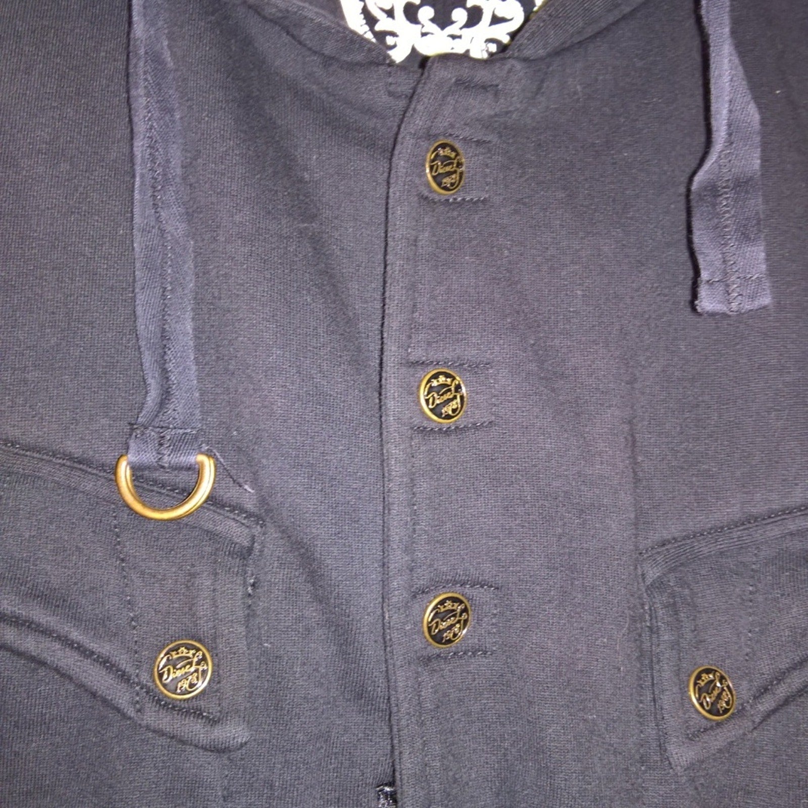 Vintage Diesel Cotton Heavy Hoodie NWOT Sz XL