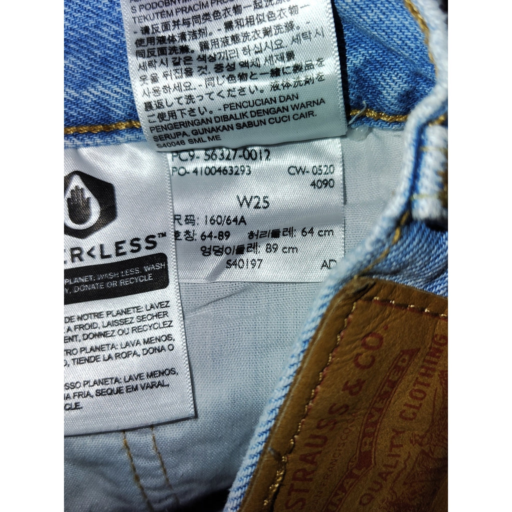 Levi's 501 Distressed Denim Cutoff Shorts Sz 25