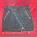 Urban Outfitters Slate Zipper Detail Corduroy Skirt Sz M