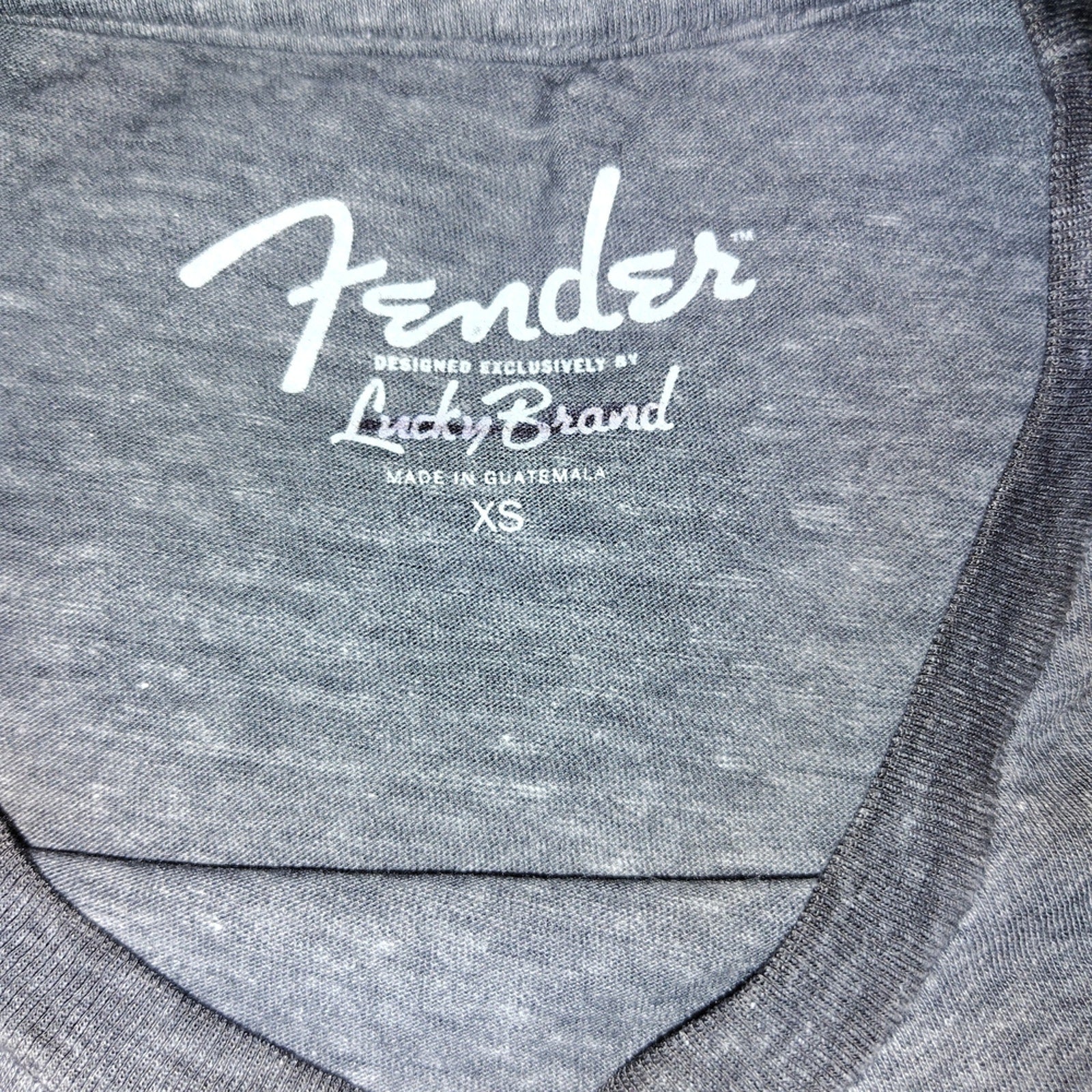 Lucky Brand/Fender American Flag Guitar Tee XS