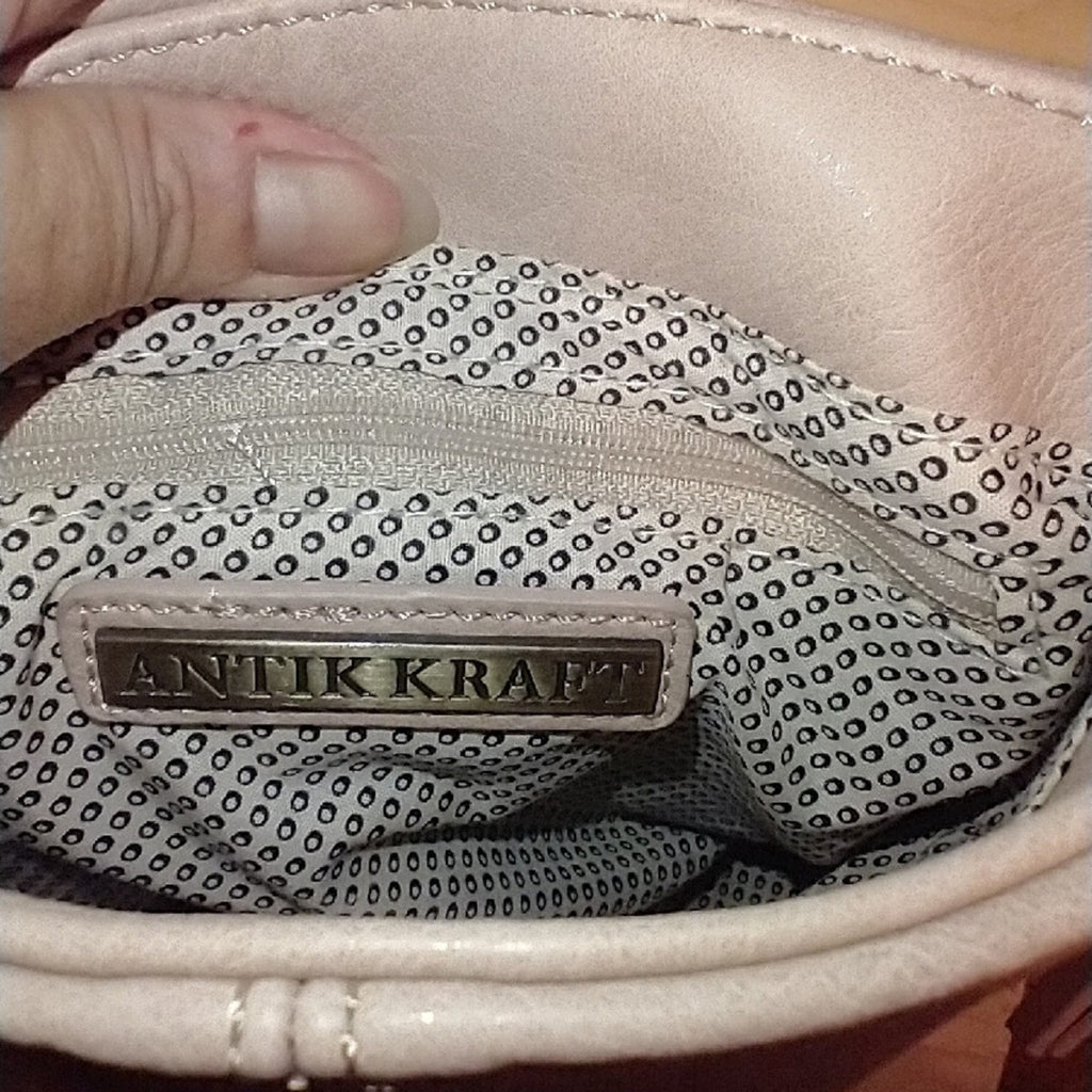 Antik By Anthropologie NWOT Vegan Small Bag in Blush