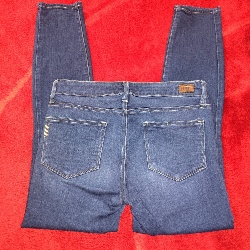 PAIGE Women's Dark Blue Skinny Jeans Sz 29