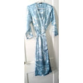 INC Blue satin Sz 8 wrap dress