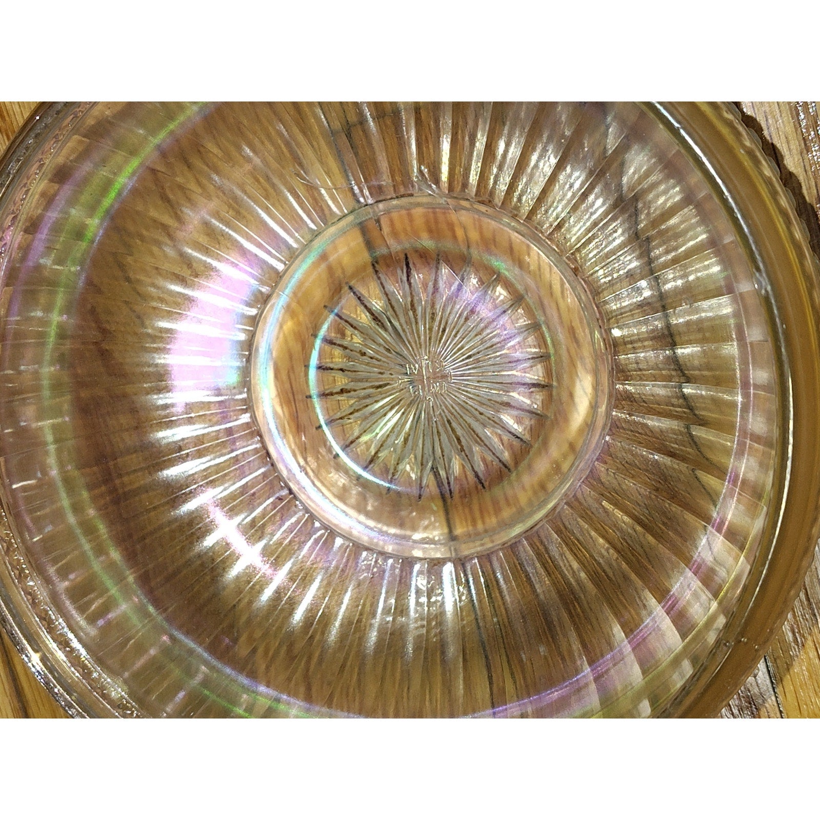 Vintage Iridescent candy bowls, 2