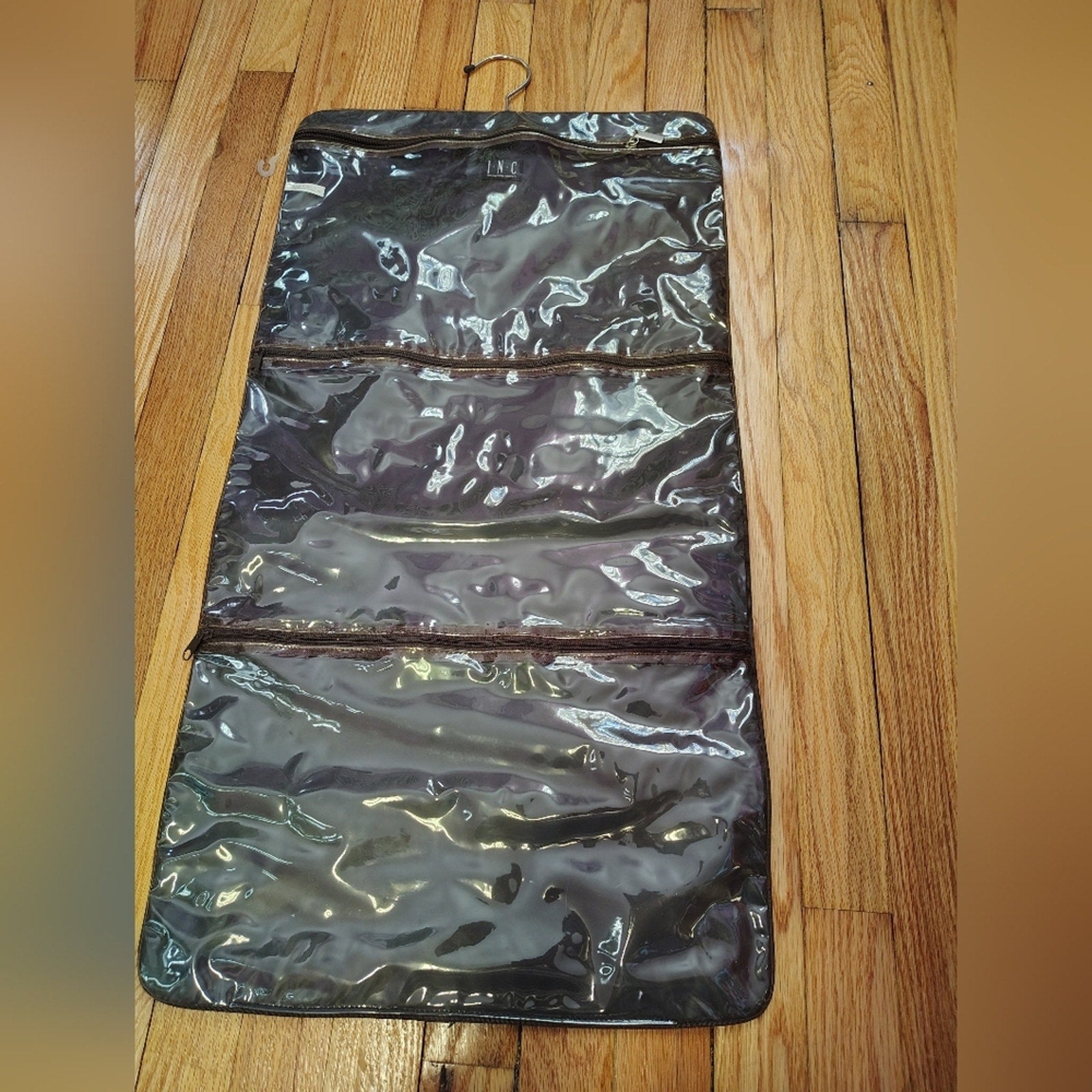 INC International Concepts Black Trim Garment/Accessories Bag