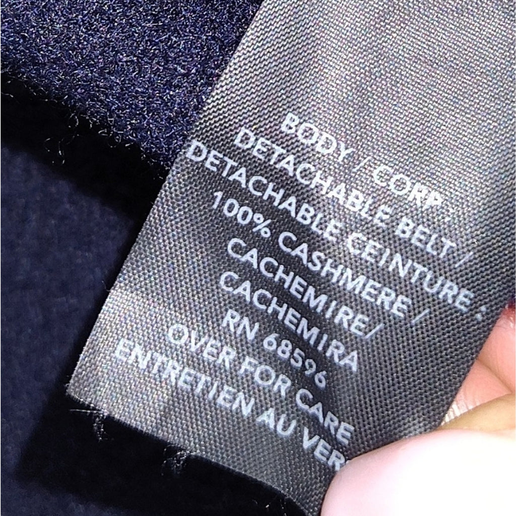 Vintage Donna Karan Navy Cashmere Jacket Sz M