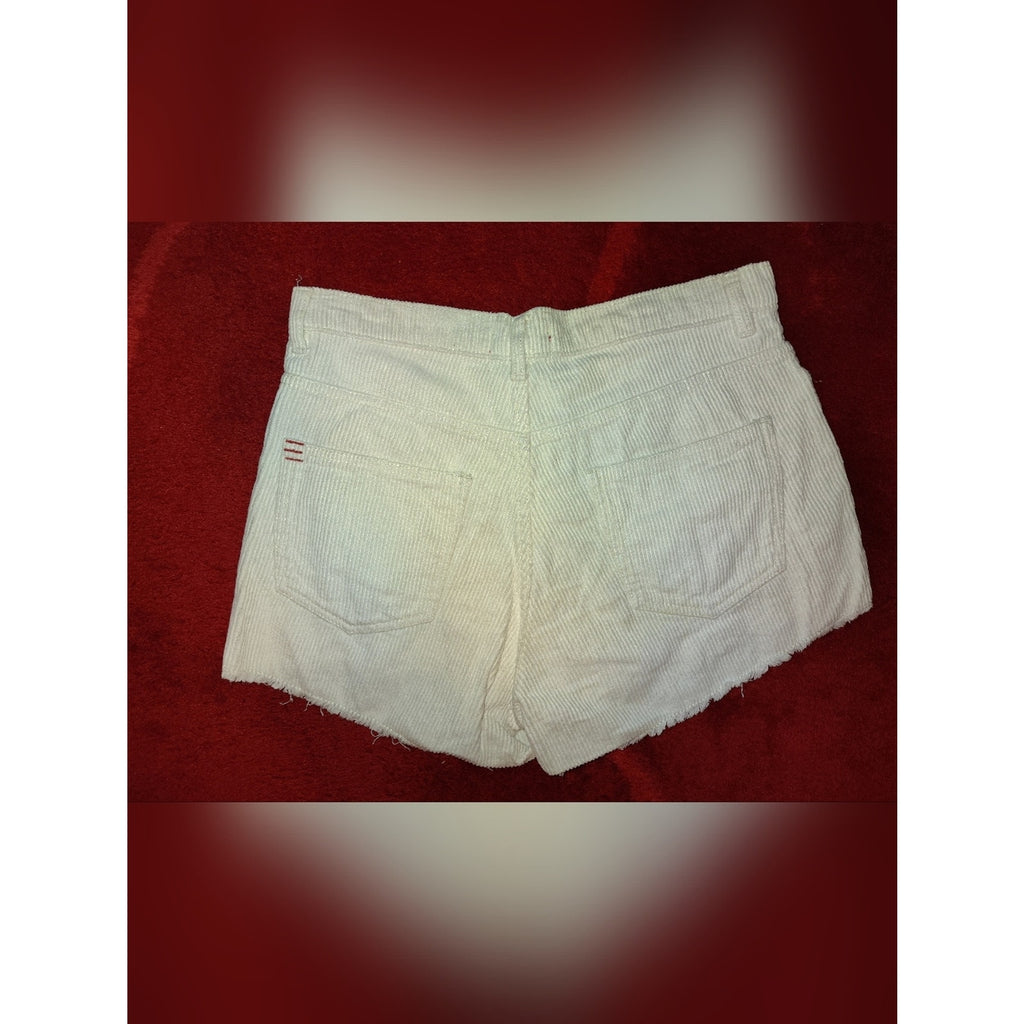 BDG Cream Corduroy High-Rise Jean Shorts Sz 29