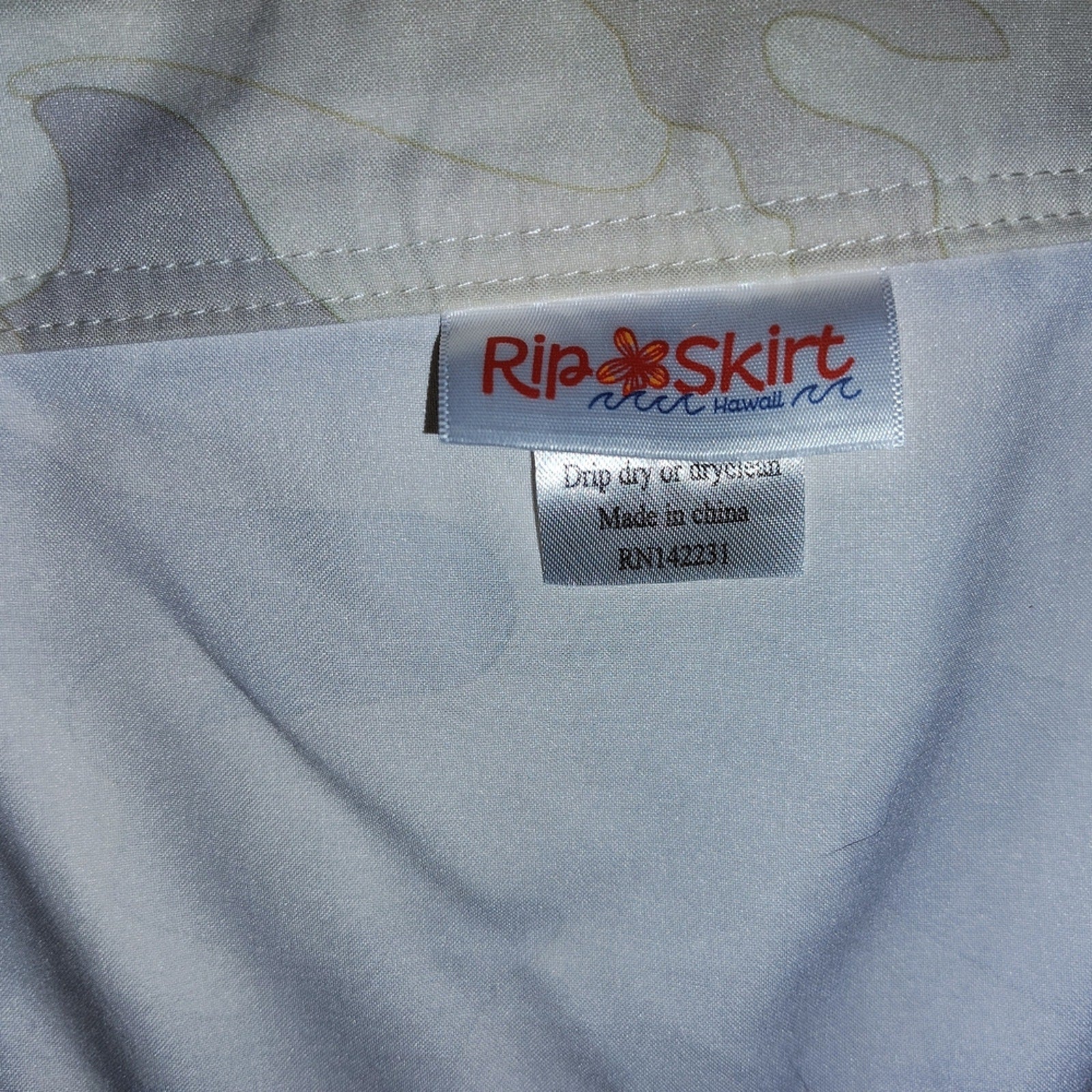 Rip Skirt Camouflage Mini Skirt Sz L
