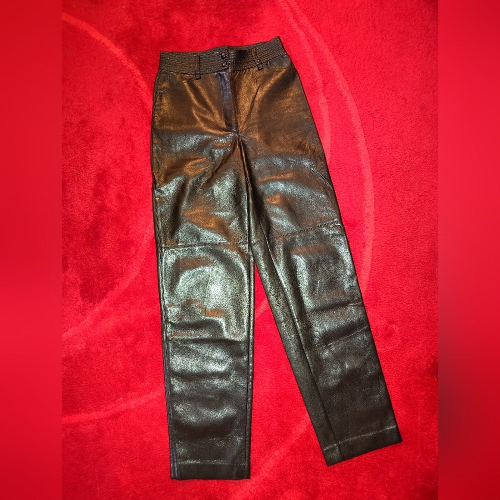 Wilfred Vegan Leather Straight Leg Pants SZ 2