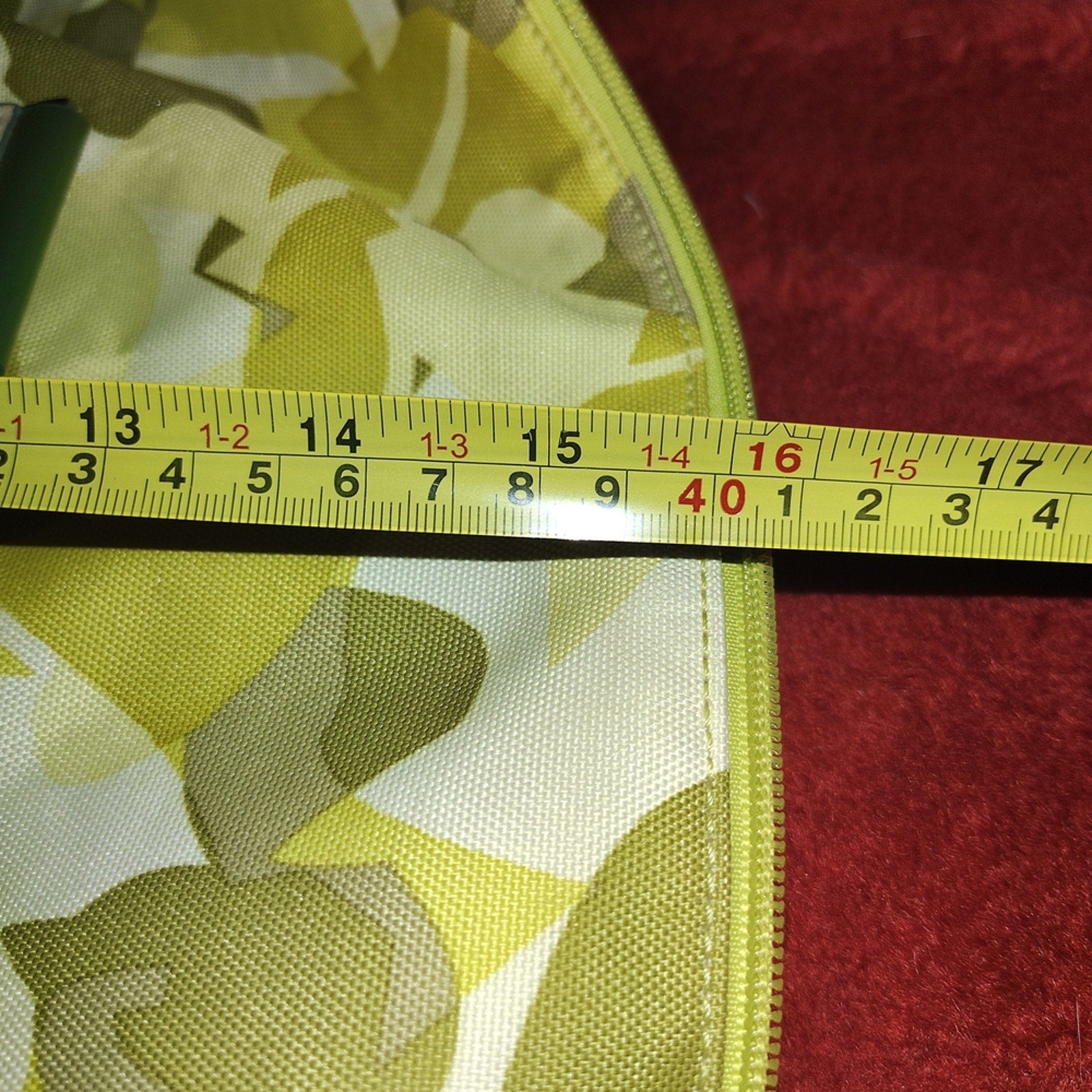 Tumi Nylon & Leather Leaf Print Weekend Duffle