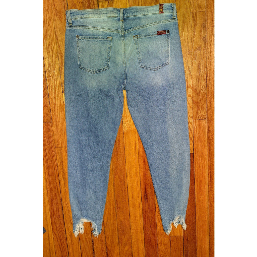 Seven Jeans Distressed Ankle SZ 30