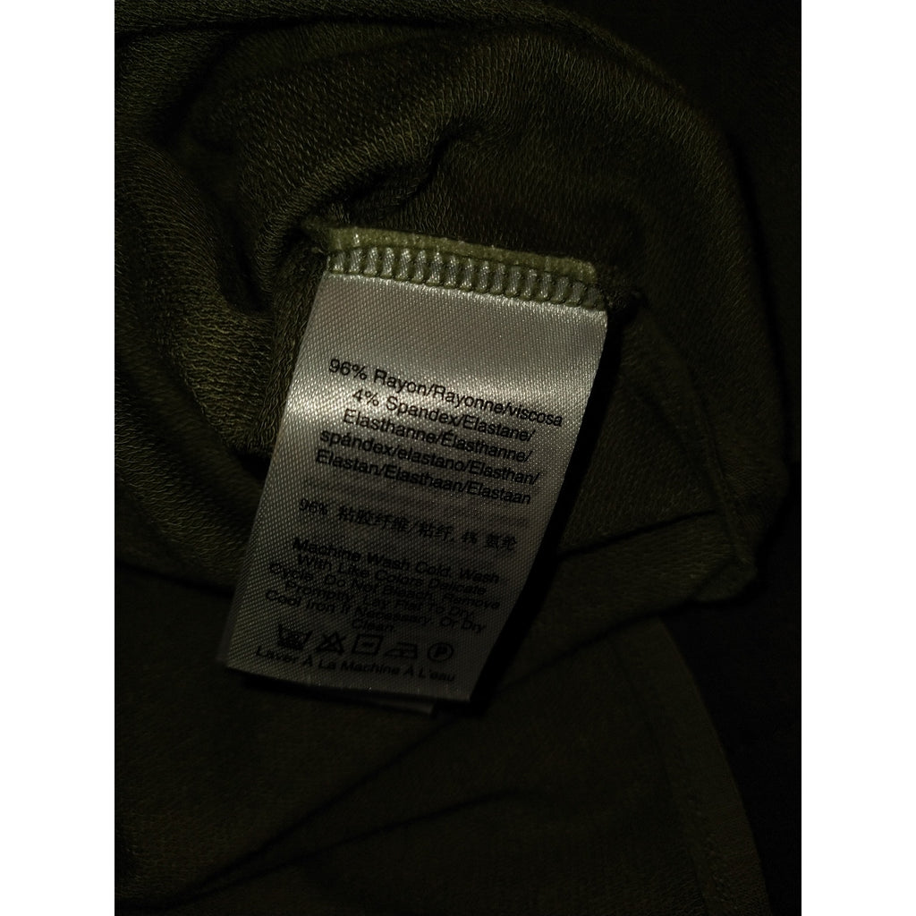 DKNY PUR cowl neck Midi Green Dress SZ M