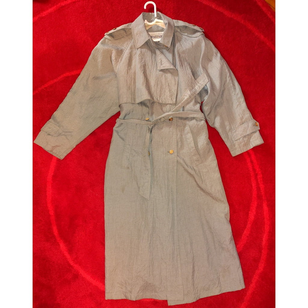 Vintage Light blue trench sz 12