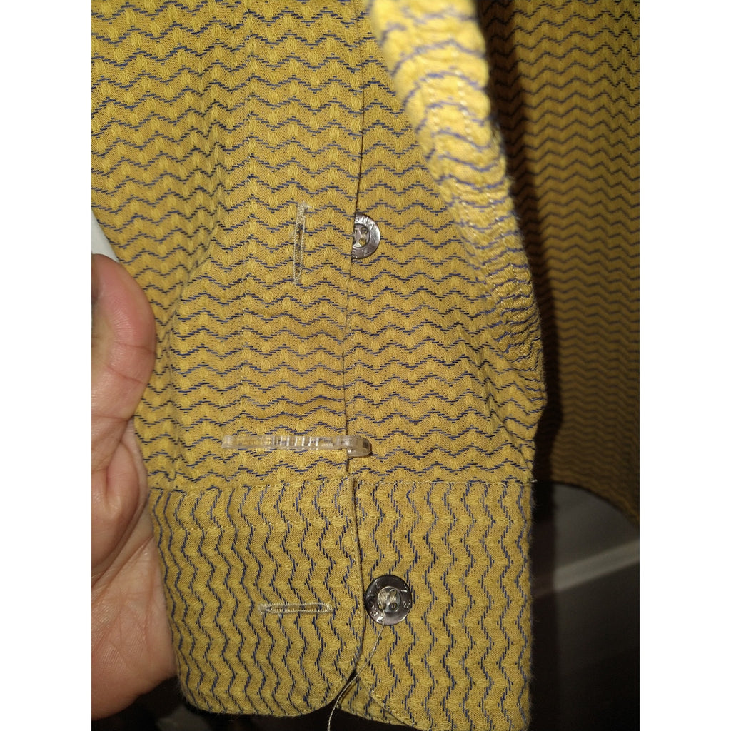 Vintage Men's Zenga Oversize dress Shirt Sz S