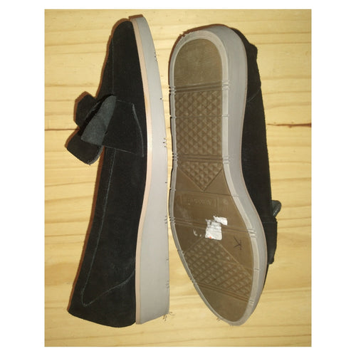 Aerosoles suede Loafers with Bow Detail Sz 10