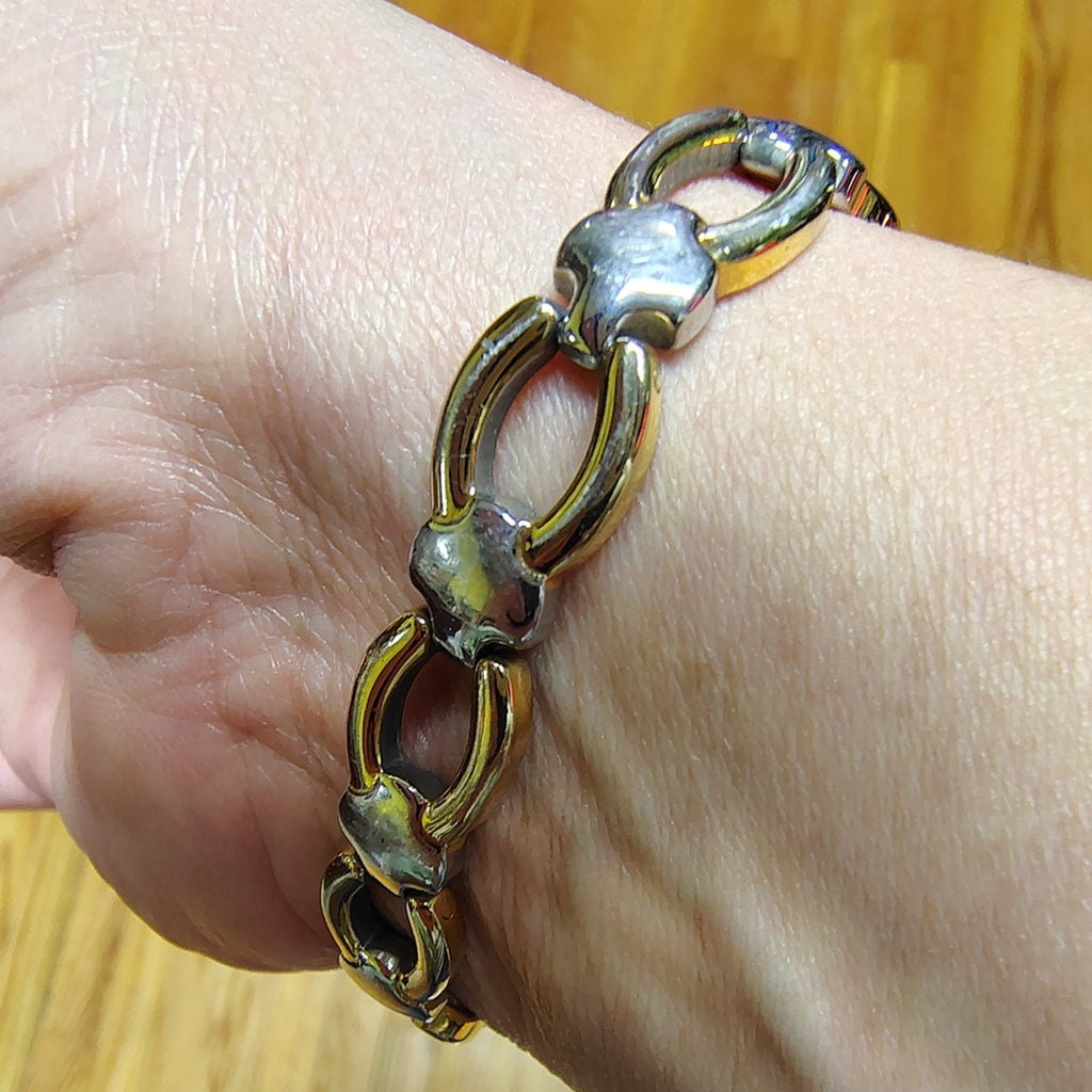 Sabona Two Tone Copper Magnetic Bracelet