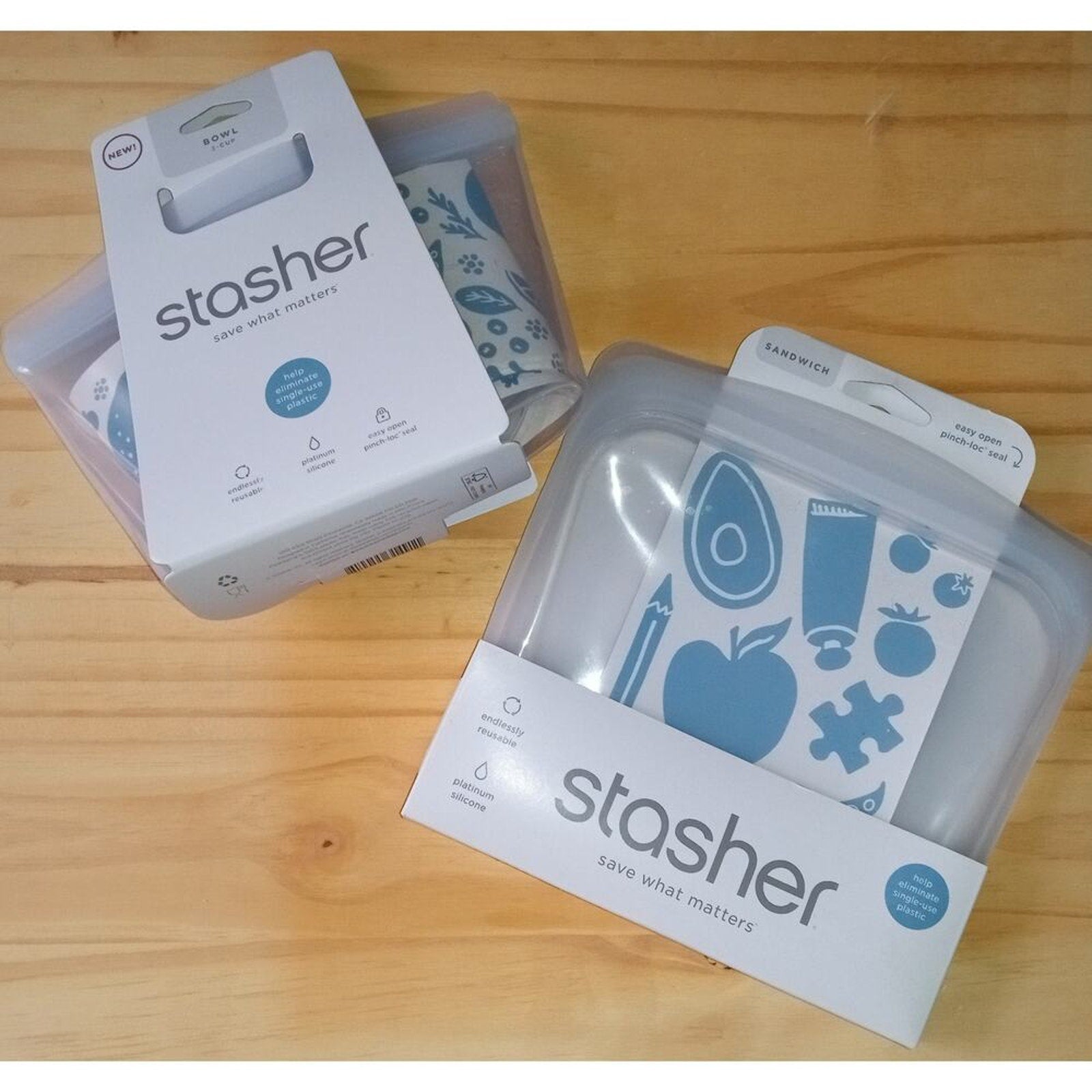 Stasher 2 container bundle!