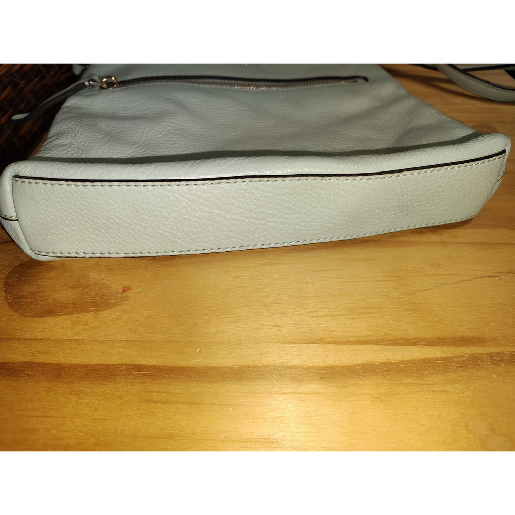 Kate Spade Soft Pebble leather Crossbody in Mint