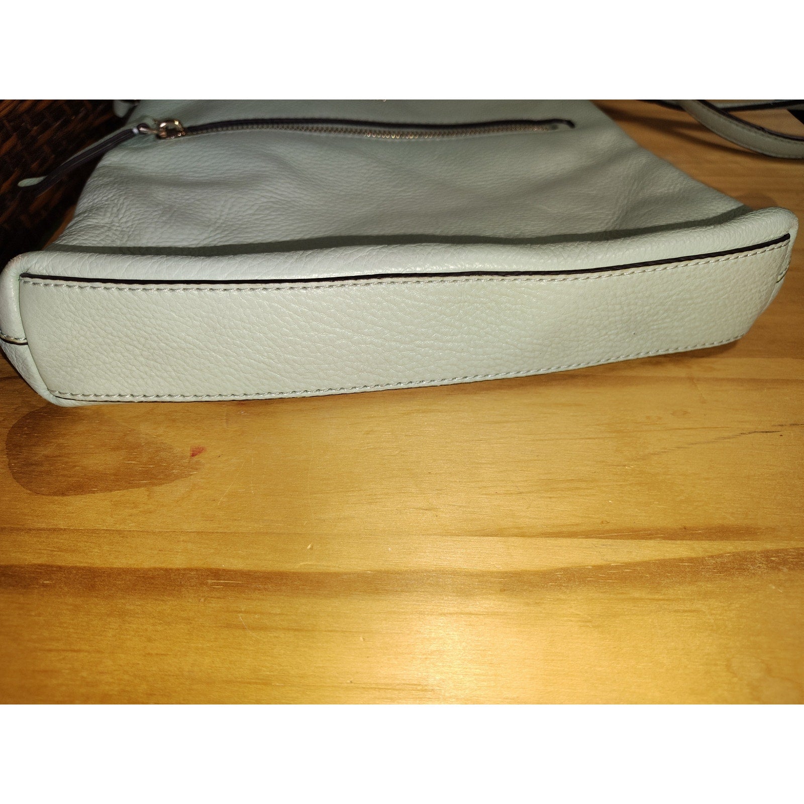 Kate Spade Soft Pebble leather Crossbody in Mint