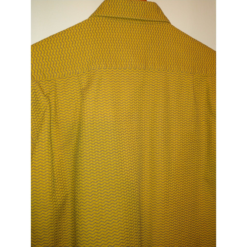 Vintage Men's Zenga Oversize dress Shirt Sz S