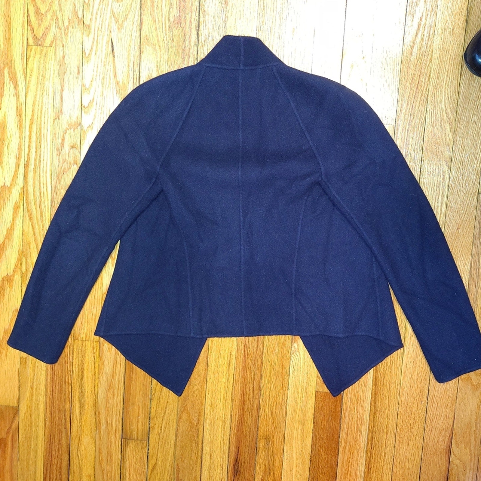 Vintage Donna Karan Navy Cashmere Jacket Sz M