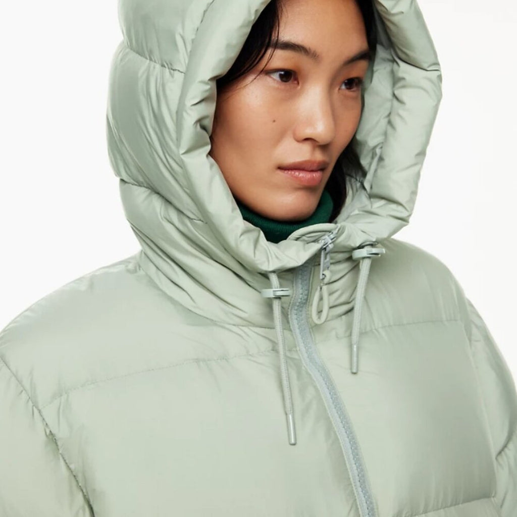 Wilfred Laramie Goose down Hooded Puffer  In mint Sz S