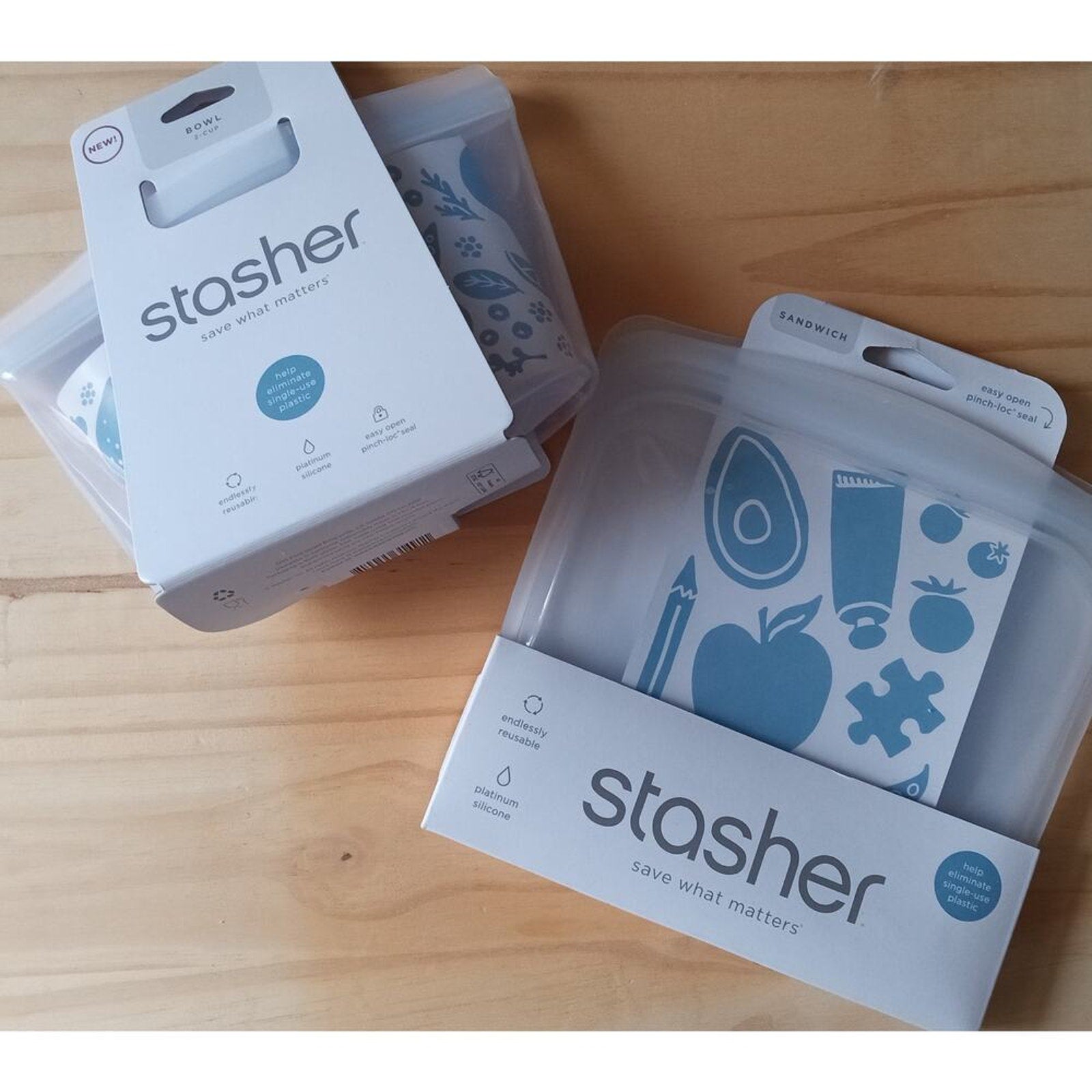 Stasher 2 container bundle!