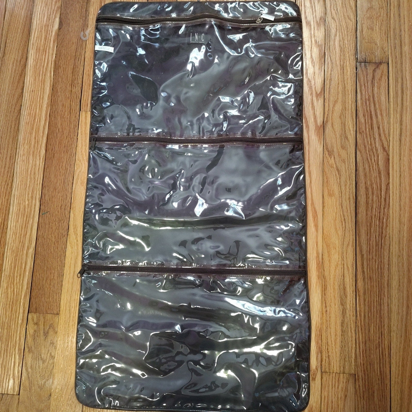INC International Concepts Black Trim Garment/Accessories Bag
