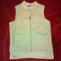 Calvin Klein Cream Fleece Vest Sz M