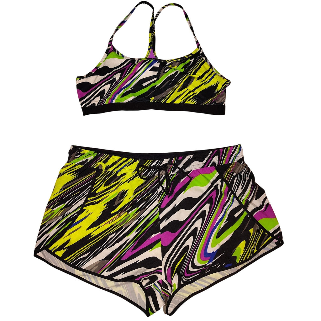 Fabletics Bra & Short set EUC size XL