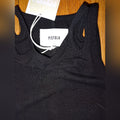 Pistola Black Ribbed Tank Top Sz XS