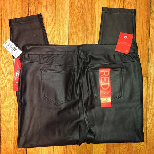 Celebrity Pink Black Skinny Jeans SZ 18