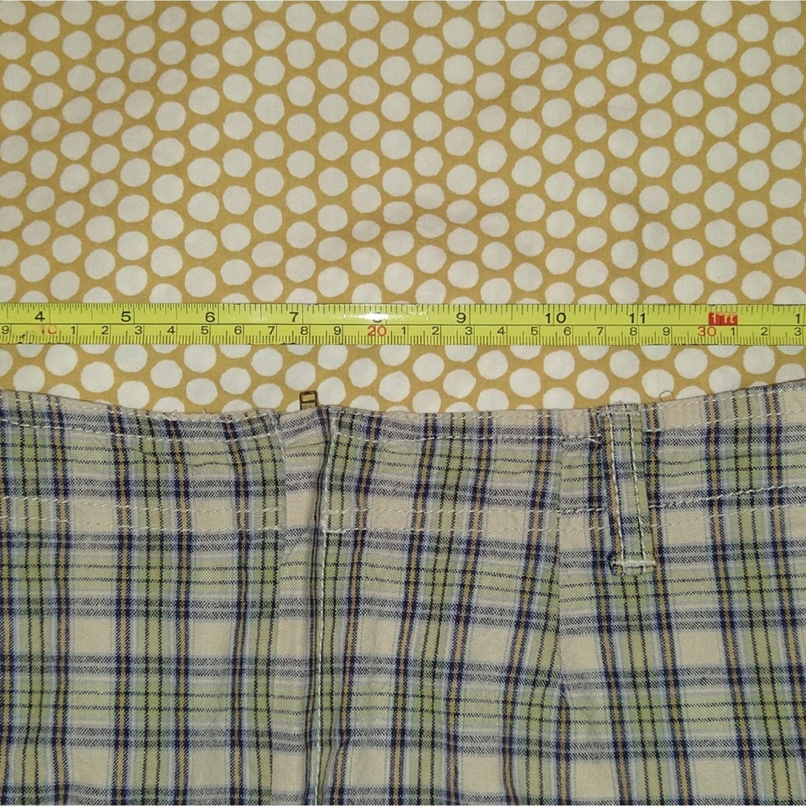 Vintage Plaid mini Sz 9/10