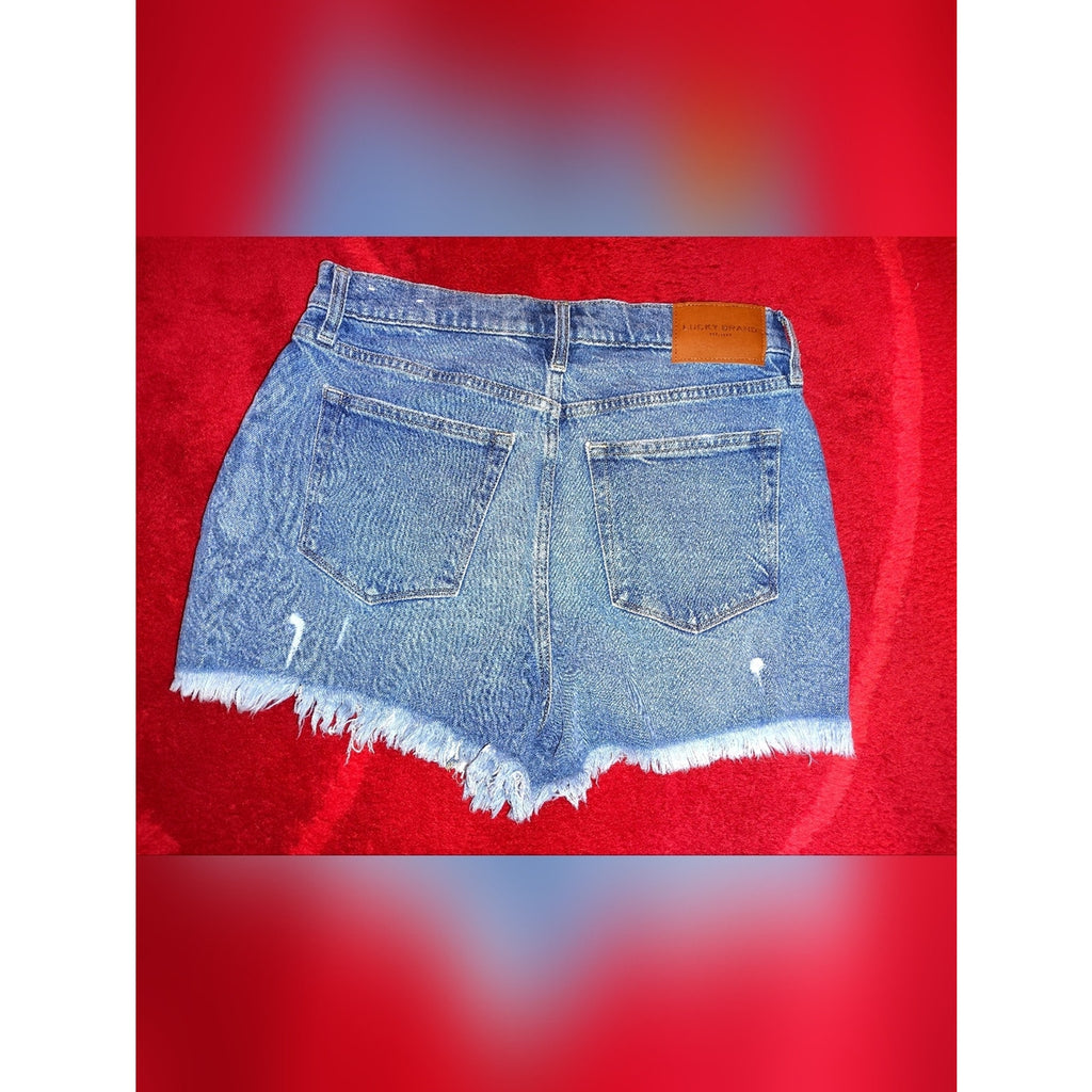 Lucky Brand NWOT Women's  Distressed Jean Shorts Sz 29