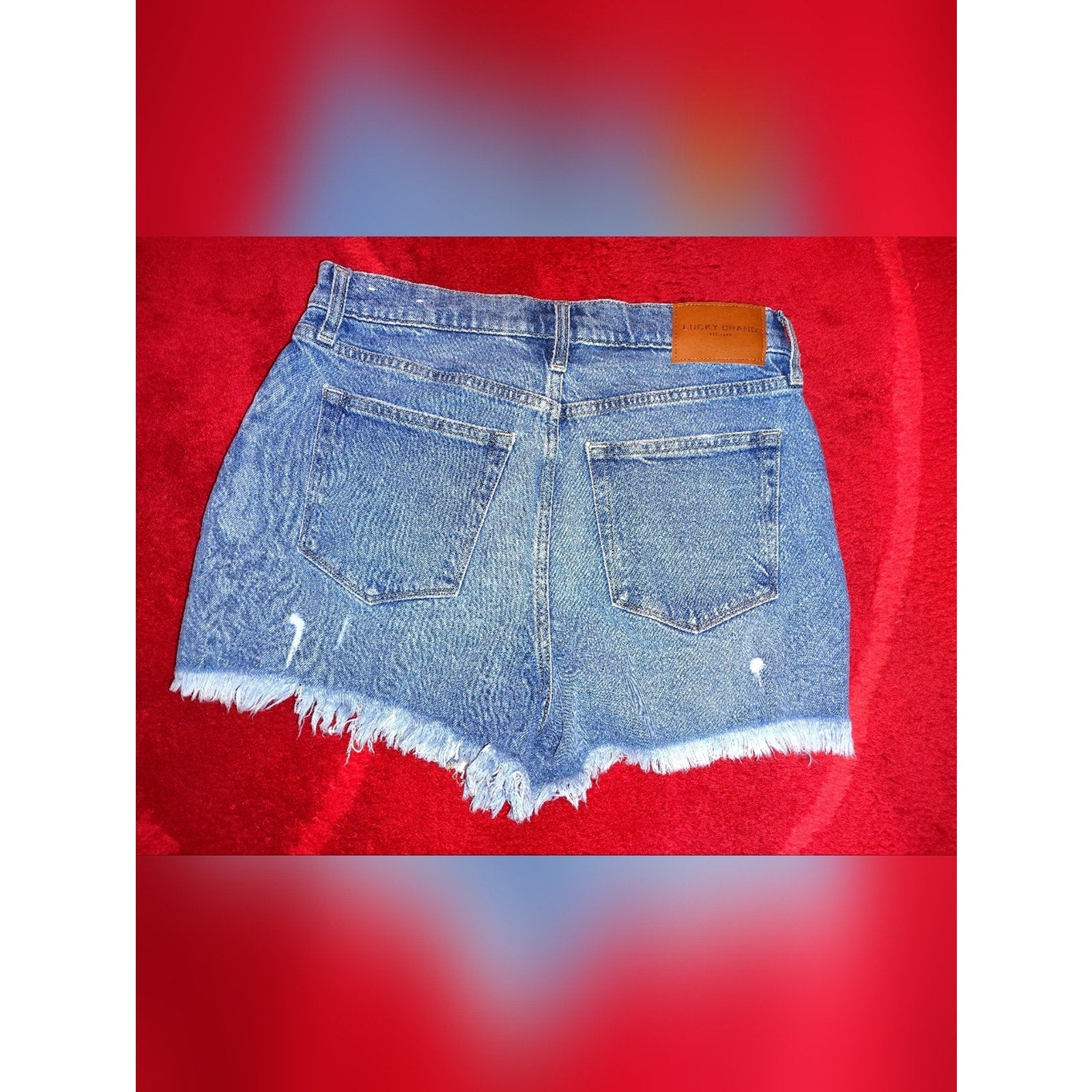 Lucky Brand NWOT Women's  Distressed Jean Shorts Sz 29