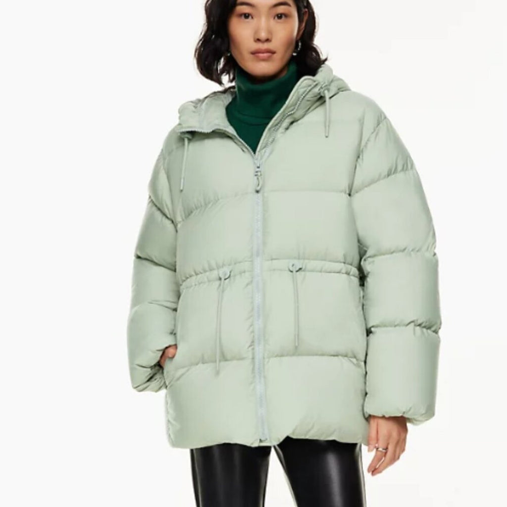 Wilfred Laramie Goose down Hooded Puffer  In mint Sz S