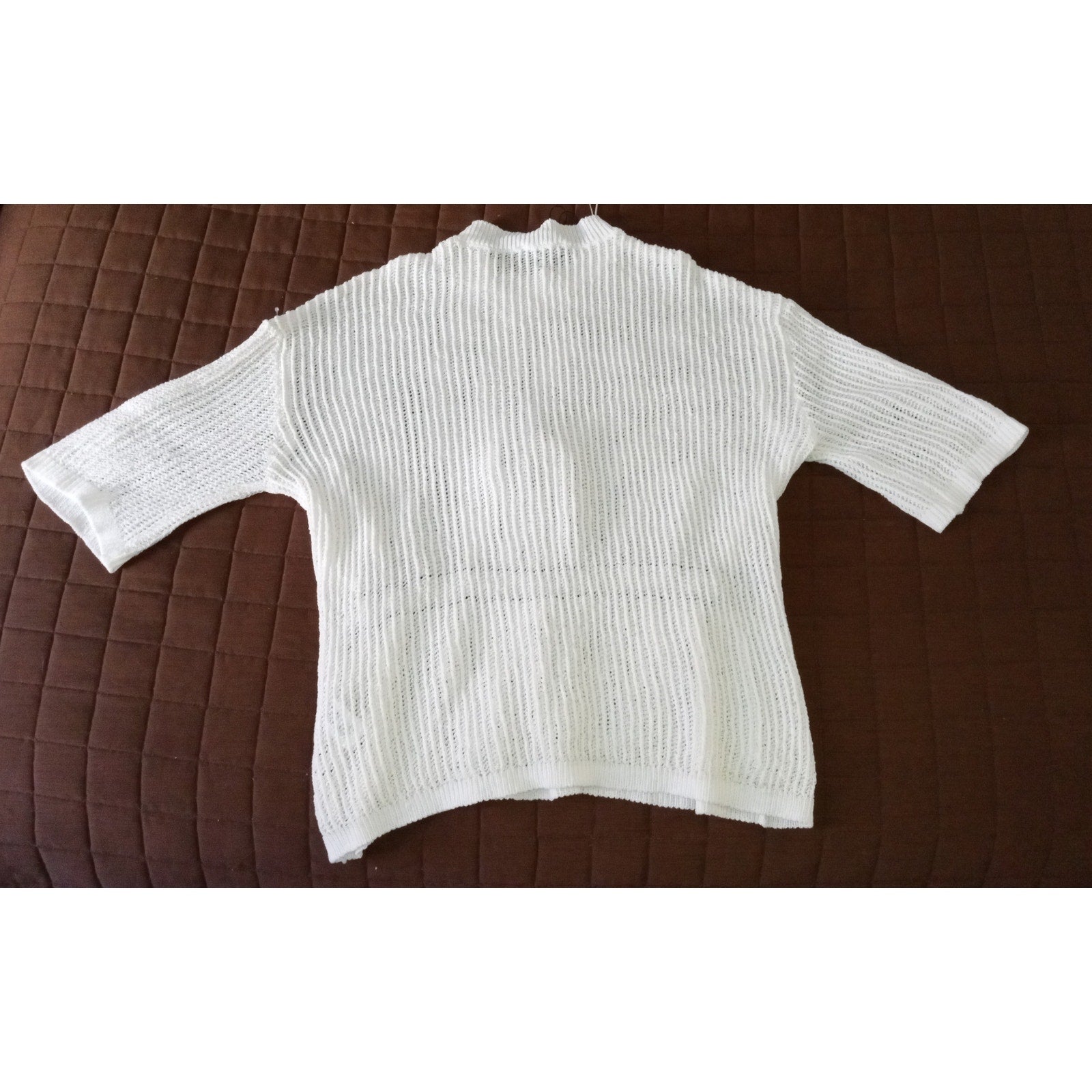 Zara sheer shirt w/ Drawstring detail S