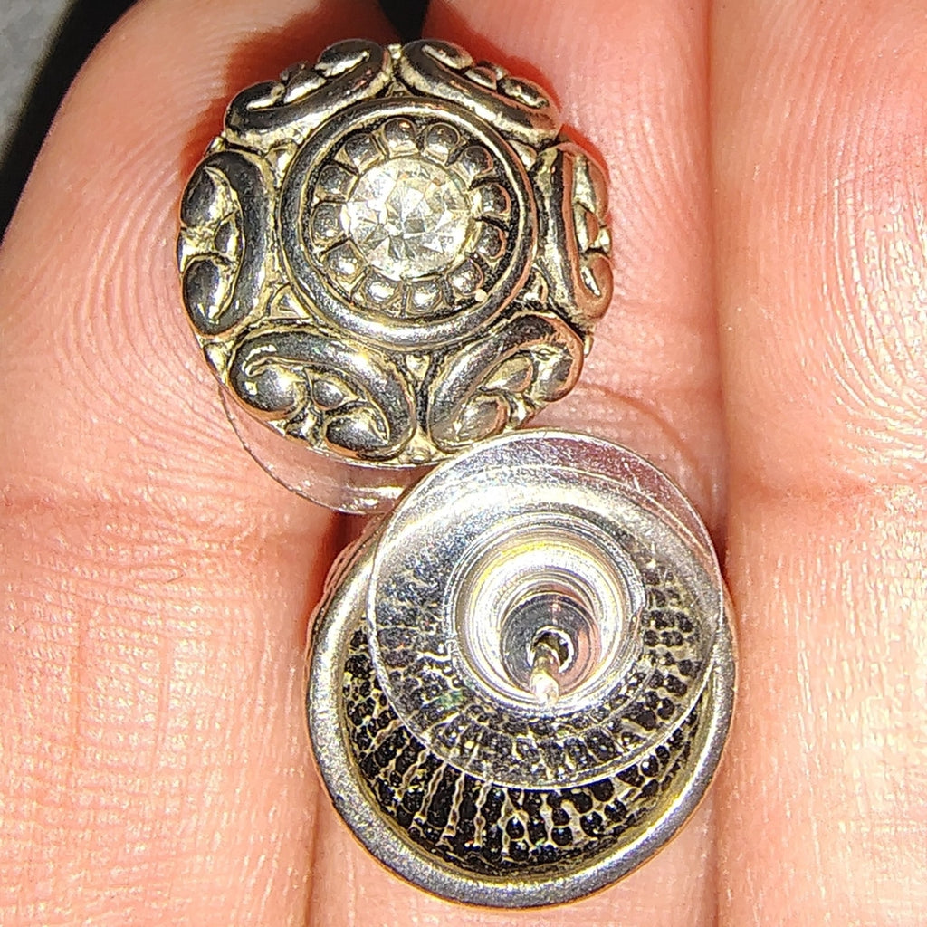 Elegant Silver Stud Earrings