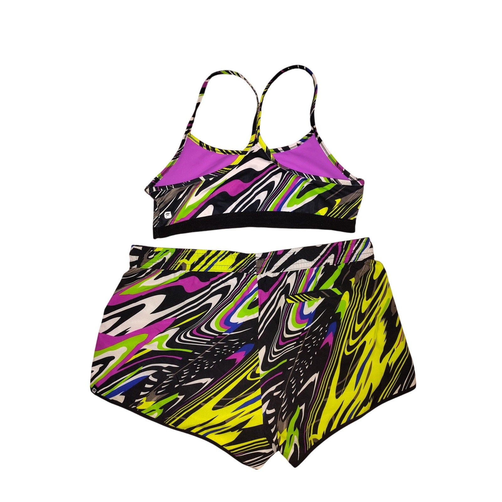 Fabletics Bra & Short set EUC size XL