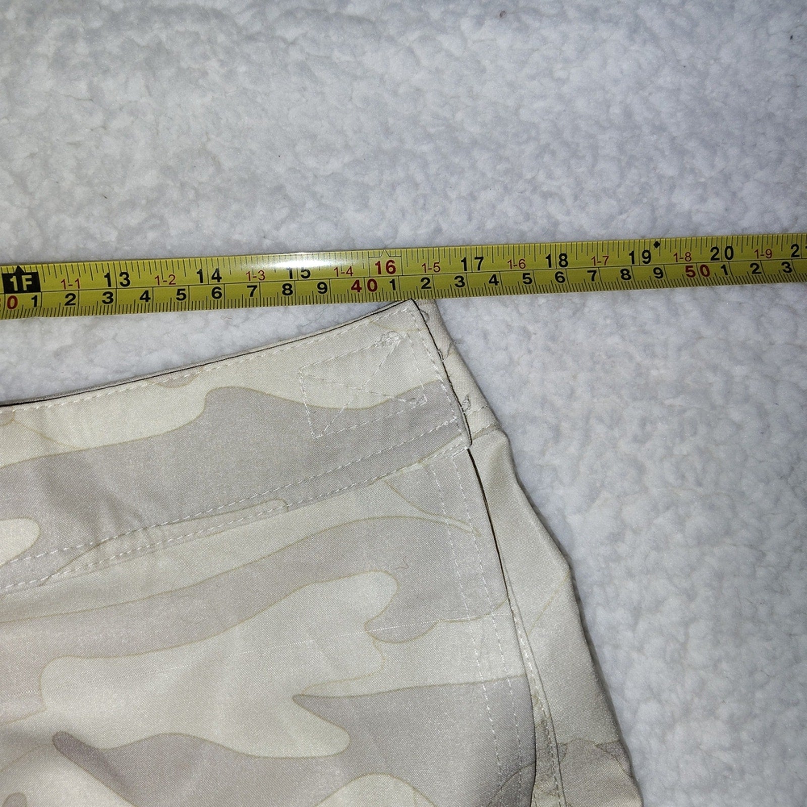 Rip Skirt Camouflage Mini Skirt Sz L