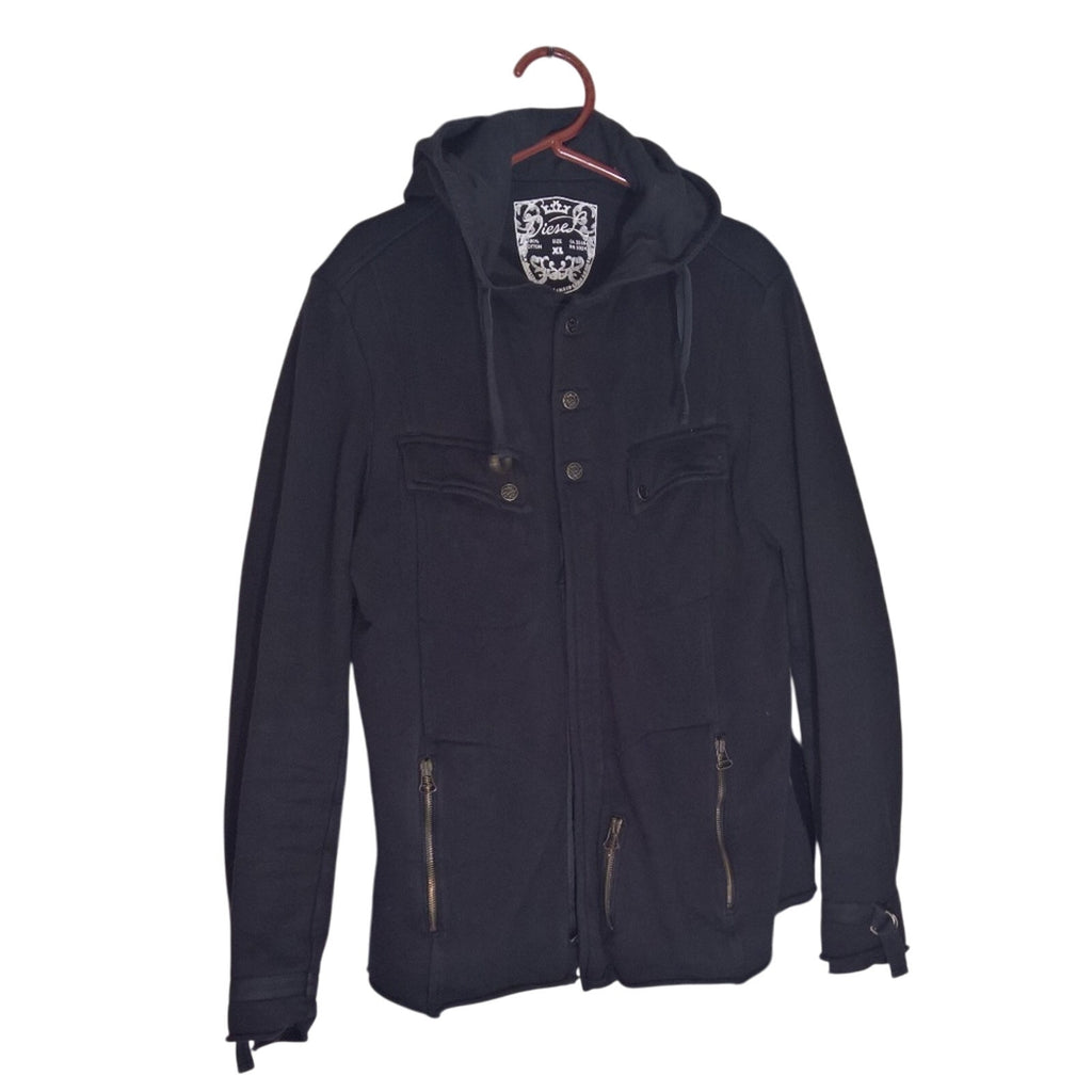 Vintage Diesel Cotton Heavy Hoodie NWOT Sz XL