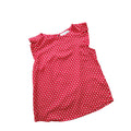 Monteau LA Red Polka Dot top SZ S