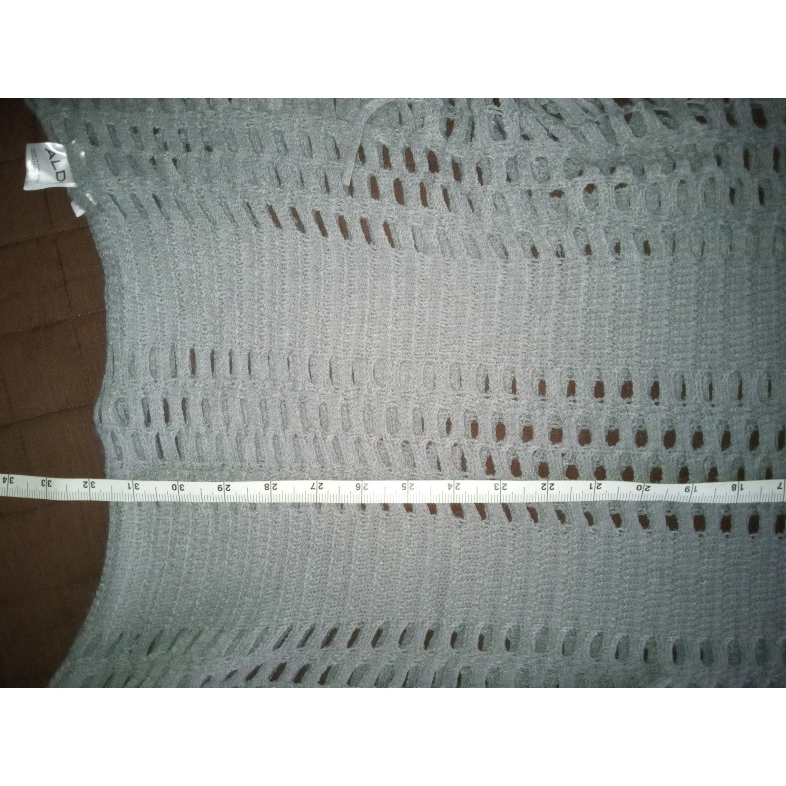Aldo Nwot knit fringe infinity Scarf